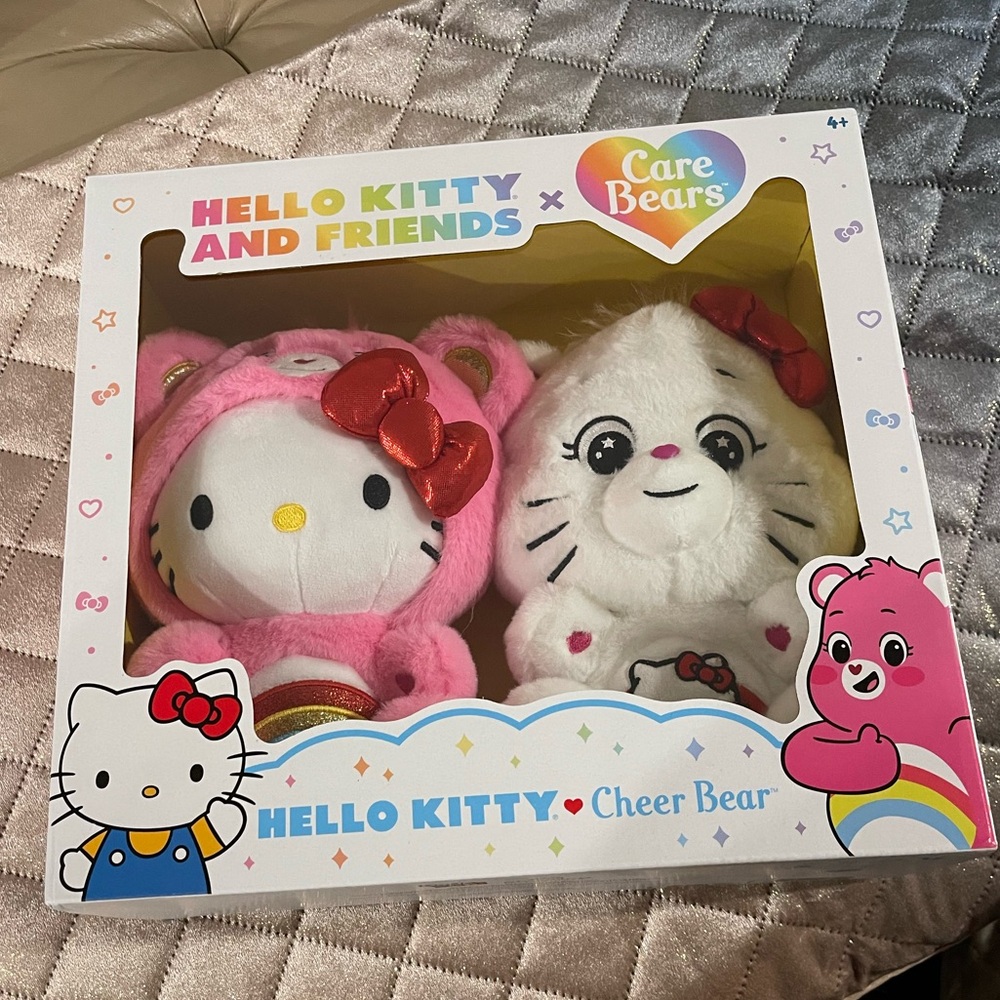 Hello Kitty and Friends x Care Bears Cheer Bear Sealed Box Set 2PK